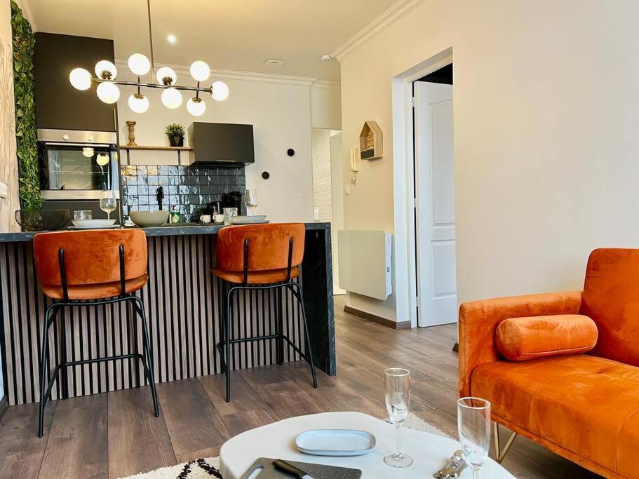 Florea Reims Avec Du Charme Proche Gare Et Centre Eksteriør bilde